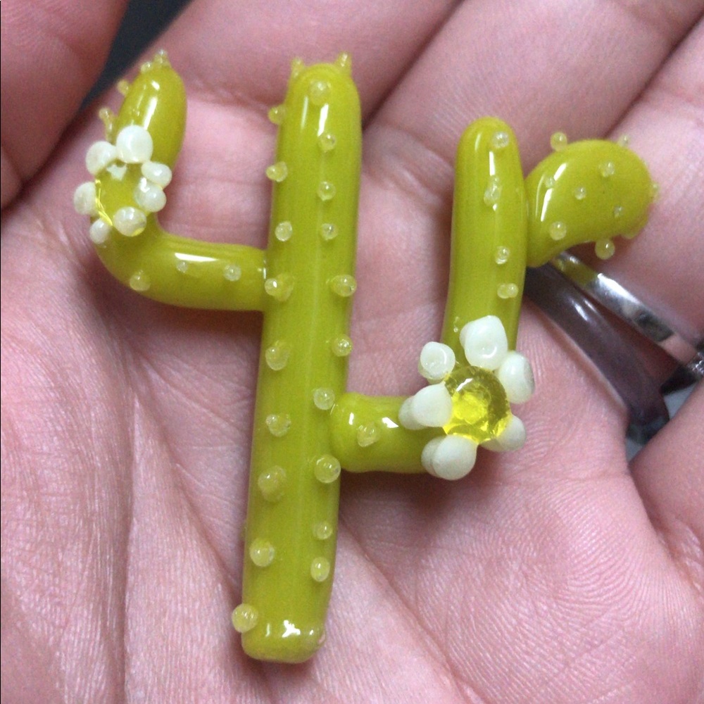 Glass Cacti Pendants